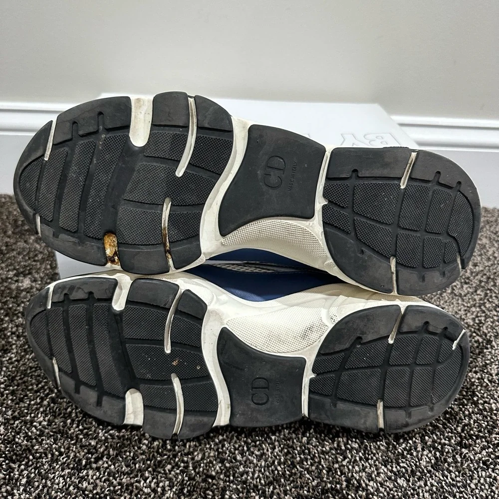 Dior x Kim Jones B22 Blue, Green & White Sneakers - Picture 9 of 10